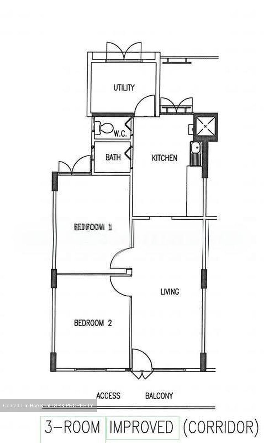 Blk 119 Bukit Merah View (Bukit Merah), HDB 3 Rooms #627618571